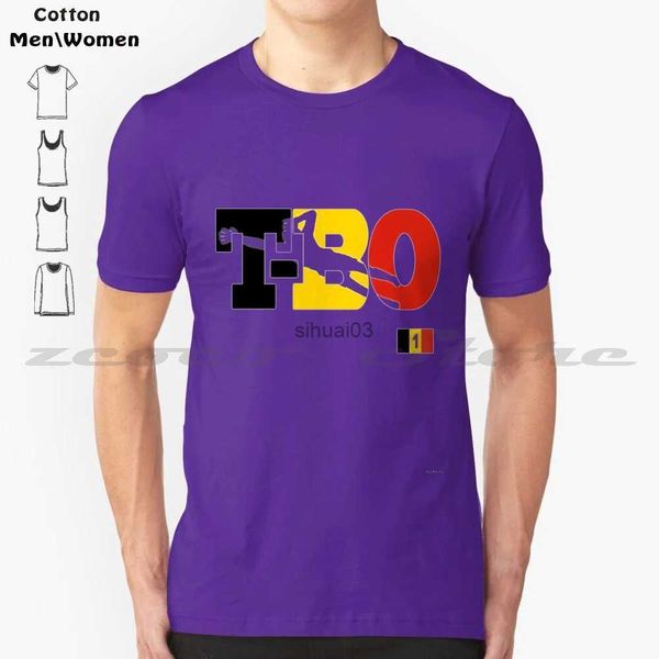 Homens camisetas T-Bo 1 T-shirt 100% algodão confortável de alta qualidade Courtois Futebol Goleiro Bélgica Lenda Maior Tbo T Bo Thibaut