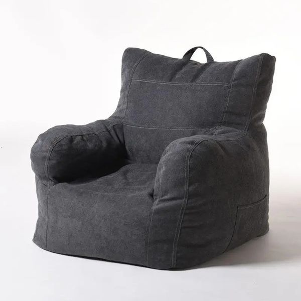 Чехлы для ленивых диванов Croker Horse, однотонные чехлы на один стул без наполнителя/внутренний пуф, мягкий диван, татами для гостиной, 240118