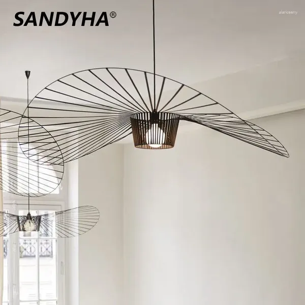 Kolye lambaları Sandyha Modern Nordic Lights Endüstriyel Ev Desin Tavan Lambası Oturma Yemek Odası Restoran Asma Armatürler