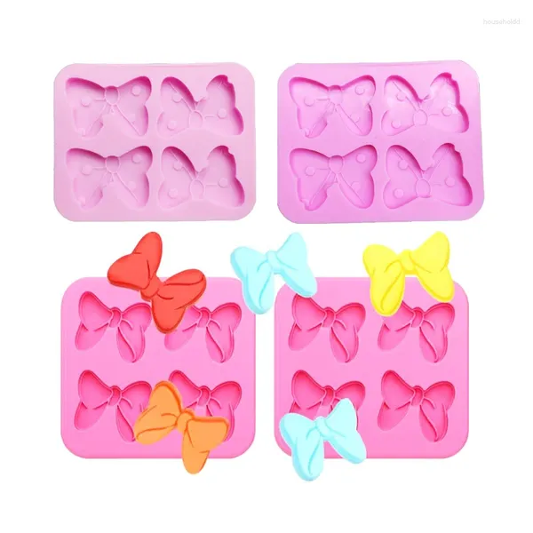 Stampi da forno Fiocco per topo Strumenti di cottura Stampo in silicone per fondente per pasticceria Decorazione di torte Accessori per la cucina di caramelle Articoli