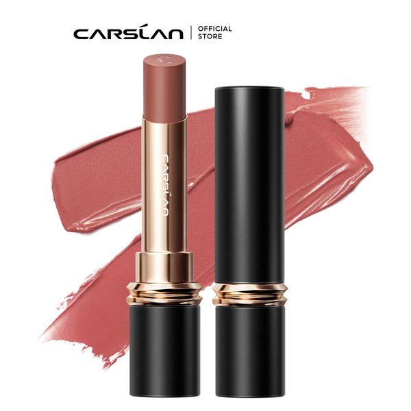 CARSLAN 16 Farben Matte Kissed Lippenstifte Feuchtigkeitsspendende, langlebige, nicht klebrige Tasse Velvet Nude Lip Tint Damen Kosmetik Make-up 240119