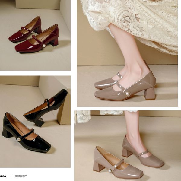 hakken schoenen vrouw designer sanda slingbacks sandaal leren hakken Feestschoenen met doos