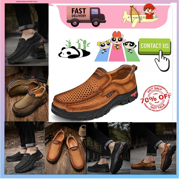 Designer casual plataforma de couro sapatos de luxo para homens mocassins de couro genuíno moda estilo francês anti desgaste resistente negócios 38-48