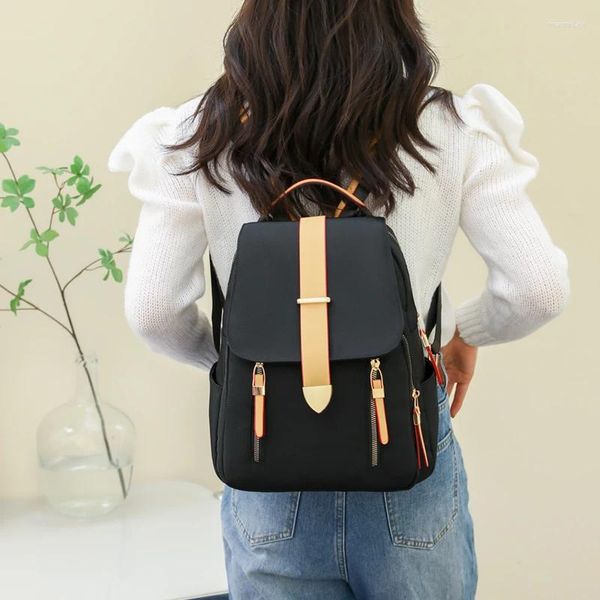 Schule Taschen Frau Rucksack Handtasche Oxford Tasche Frauen Hohe Kapazität Für Frauen Weibliche Rucksäcke Y2k Luxus