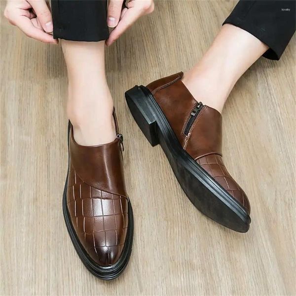 Классические туфли, большие размеры, нормальная кожа, 45, для мужчин, элегантные коричневые кроссовки для мальчиков, спортивные тенденции 2024, уличная обувь Tenus