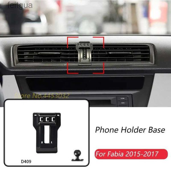 Supporti per telefoni cellulari Supporti Base per supporto per telefono per auto Supporti speciali per Skoda Fabia 2015-2017 Staffa per presa d'aria fissa Accessori di base con testa a sfera 17mm YQ240130