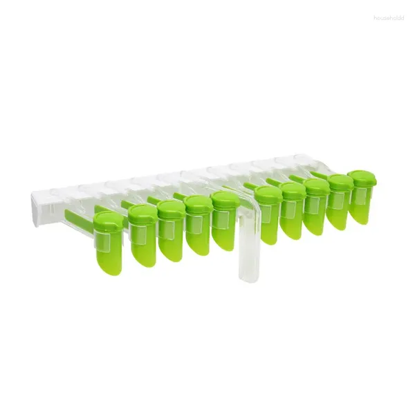 Set di supporti per sacchetti di spezie per la cucina, accessori per pinze, organizer per rack, armadietto a muro, porta appesa, senza punzonatura, montaggio a parete