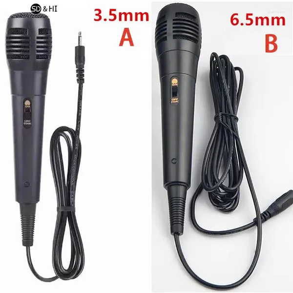 Mikrofonlar Profesyonel Kablolu Dinamik Mikrofon Vokal mikrofonu Karaoke Kayıt 6.35mm /3.5mm Sesli Tüp