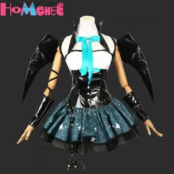 Tema Traje Demônio Miku Cosplay Rascal Come Miku X Rascal Little Devil Halloween Miku Vilões Rascal Fanart Rasukaru Outfits Q240130