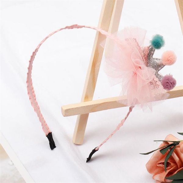 Glitter Crown Baby Stirnbänder Für Mädchen Handgemachte Liffle Pelz Meshy Bogen Po Prop Baby Haarband Stirnband Neugeborenen Haar Zubehör317h