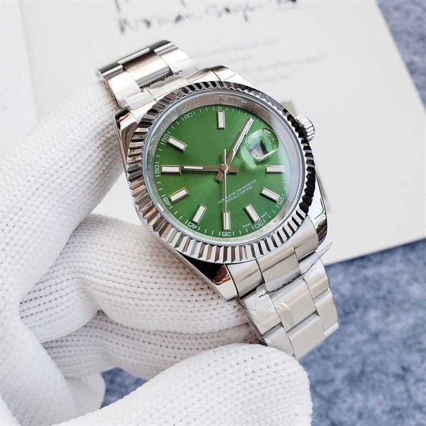 Log Watch Lao Jia Green Mens Anel de Dentes Mecânico Totalmente Automático{categoria}0.100.1