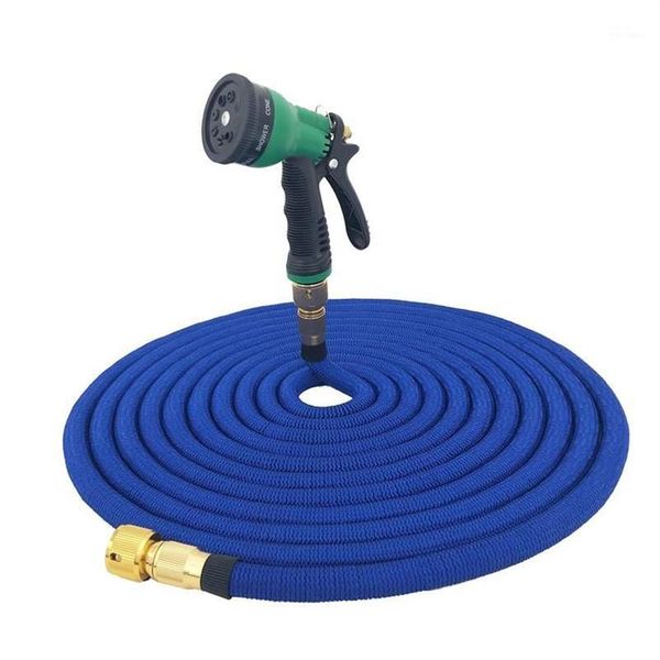 Tubo da giardino 25FT-100FT Tubo magico espandibile leggero Set di ugelli multifunzione in gomma flessibile per irrigazione da giardino Car1203q