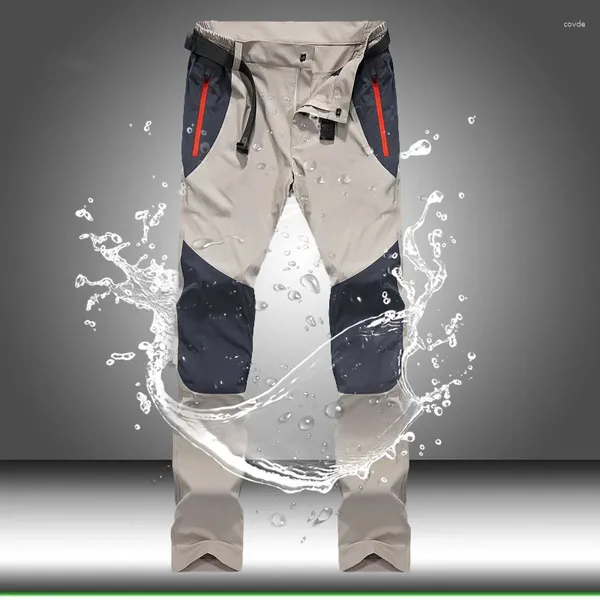 Männer Hosen Taktische Wasserdichte Cargo Frühling Sommer Schnelle Trockene Hosen Herren Outdoor Sport Trekking Wandern Camping M-4XL