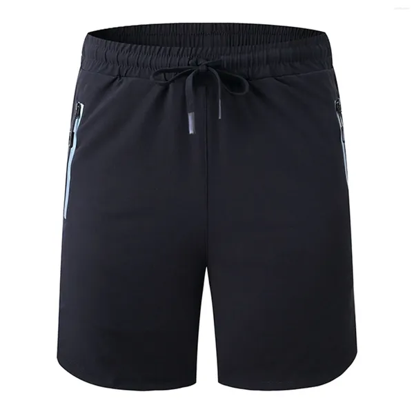 Calças de shorts masculinos com listra windbreaker toda a temporada engrenagem 85% nylon 15% spandex qualidade homens 6 cores zip bolso lateral