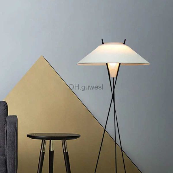 Stehlampen Nordic Room Design Stativ Stehleuchten Einfache Stoff Wohnzimmer Dekorative Atmosphäre Lampen E27 Studie Dachboden Stehlampe YQ240130