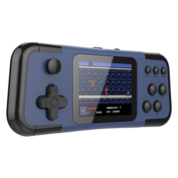 A12 Console per videogiochi portatili da 3,0 pollici Integrata con 500 giochi Lettore di giochi retrò Console da gioco Due ruoli Gamepad Regalo di compleanno per bambini e adulti