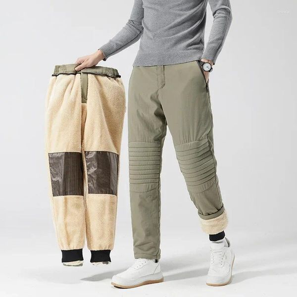 Мужские брюки больших размеров, графеновые мужские s на флисовой подкладке, зимние походные, водонепроницаемые, повседневная рабочая одежда, термобрюки мужские
