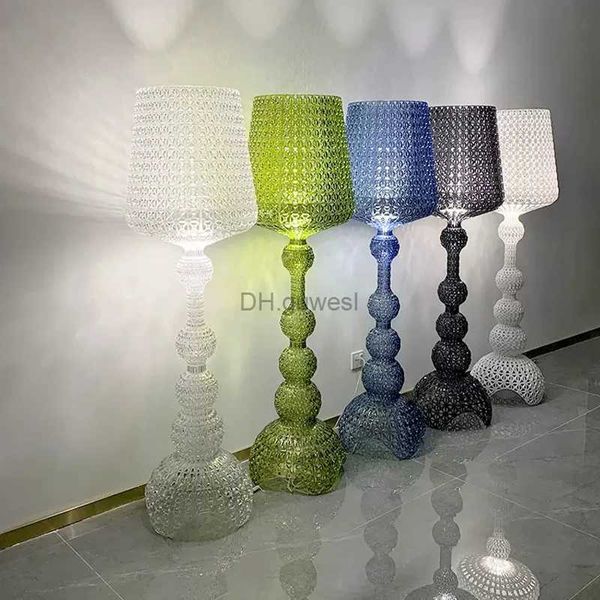 Stehlampen Nordic Kreativität Hohl Wein Glas Led Stehleuchte Wohnzimmer Wohnkultur Stehlampe Schlafzimmer Ecke Sofa Nachttisch Licht YQ240130