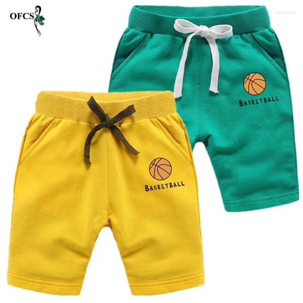 Shorts verão roupas de bebê crianças calças de algodão para meninos meninas doces cor calcinha da criança crianças praia esportes curto 2-12year
