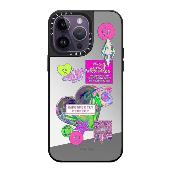 CASETIFY -2 Capa de telefone de designer à prova de choque para iPhone 14 13 12 11 Pro X XS Max 7 8 14 Plus Multicolor Cute Cartoon Soft TPU Capa traseira transparente G241307PE-3