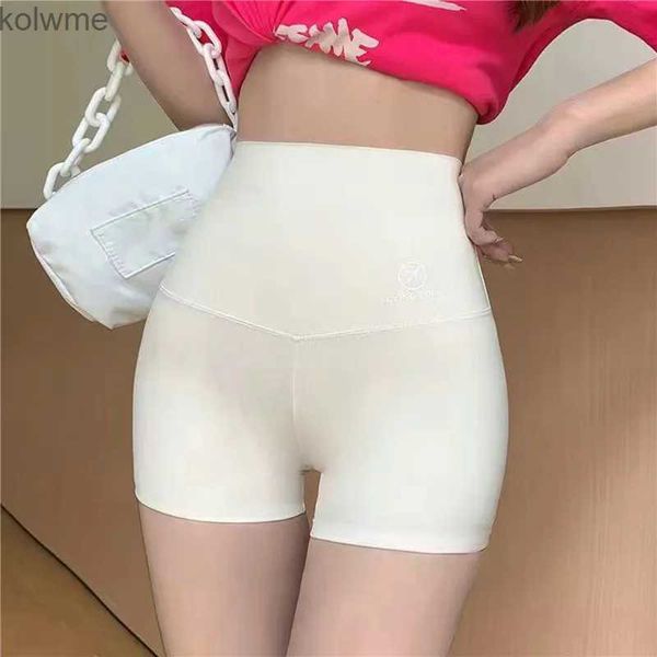 Damen Leggings Neue weibliche Höschen Nahtlose Sicherheitskurze Hosen Frauen Hohe Taille Stretch Unsichtbare Seidenshorts Slips Abnehmen Unterwäsche Dessous YQ240130