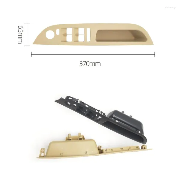 Innenzubehör Beige Schwarz Links Rechts Autogriff Innentür Armlehne Panel Pull Trim Cover für BMW 5 Series E60