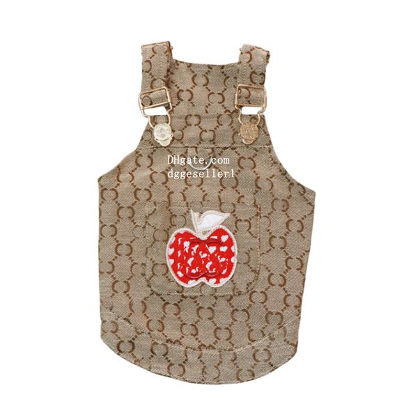 Abbigliamento per cani di marca Abbigliamento per cani di marca Camicia classica per cani di lettera Luxury Primavera Estate Giacca per animali Gilet morbido Camicie Bretelle per animali Abbigliamento quotidiano Abbigliamento per cuccioli S A946