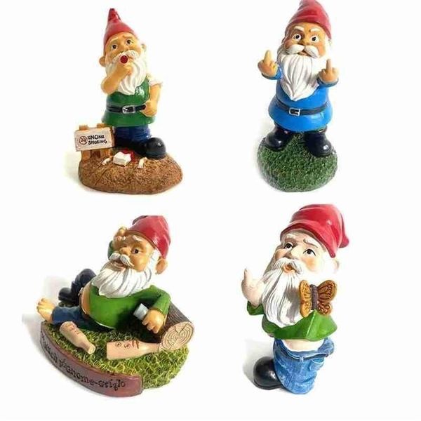 1 peça rosto barbudo willy o gnomo impertinente fazendo xixi resina brincalhão gnomos de natal feliz natal decoração jardim piscando gnome para gramado 20276j