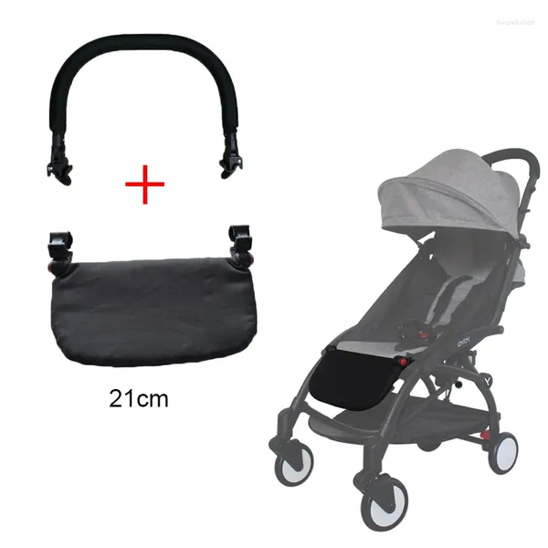 Parti per passeggino 21 cm Poggiapiedi Accessori per bambini Pedana Paraurti Bar Poggiamano Gancio adatto per Yoyo Yoya I.BELIEVE Carrozzina Armres