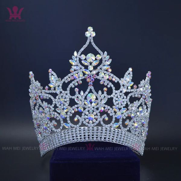 Ювелирные изделия M008 Miss Canada Queen Princess, аксессуары для волос для вечеринки, модельное шоу, великолепная большая тиара с австралийским кристаллом и короной