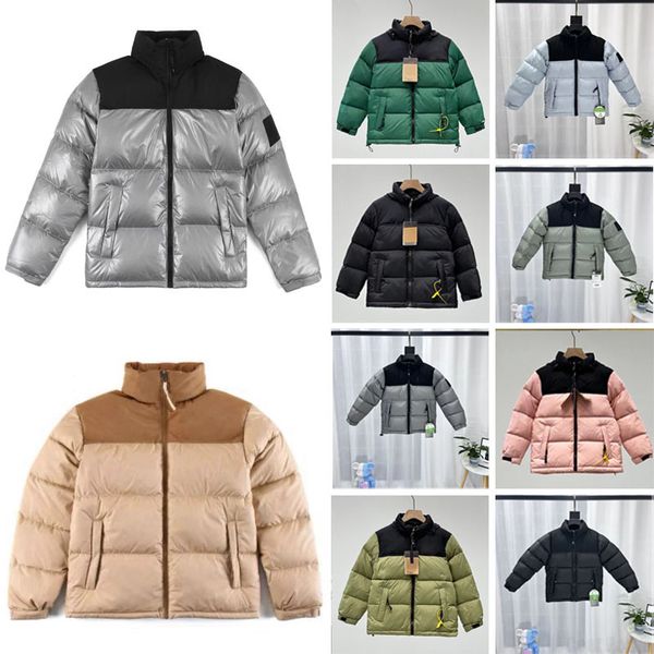 Kinder Kinder Daunenmantel NF Designer 2024 Winterjacke Jungen Mädchen Outdoor Daunen Kapuze Warmer Parka Schwarze Pufferjacken Briefdruck Kleidung Outwear Windjacke