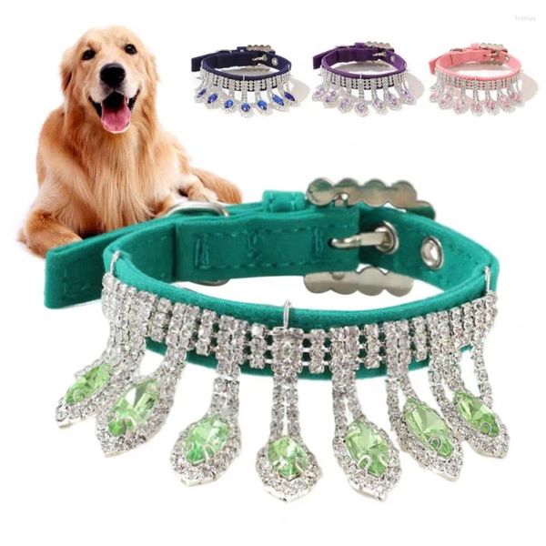 Collana per abbigliamento per cani Adorabile collare per cani multifunzionale in ecopelle Collare decorativo regolabile per collo a forma di cucciolo con pendente per la festa