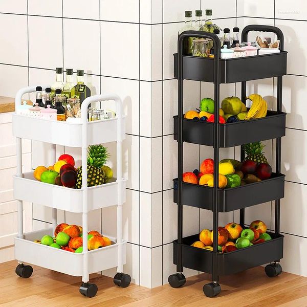 Carrello portaoggetti multifunzione per cucina con ruote bloccabili per organizzatori di strumenti per pitturare il bagno