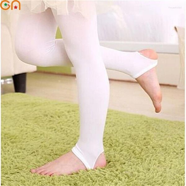 Hosen Mädchen Mode Ballett Tanz Hosen Kinder EINE Dünne Abschnitt Casual Samt Leggings Baby Schritt Fuß Für 3-12Y Student solide Kinder