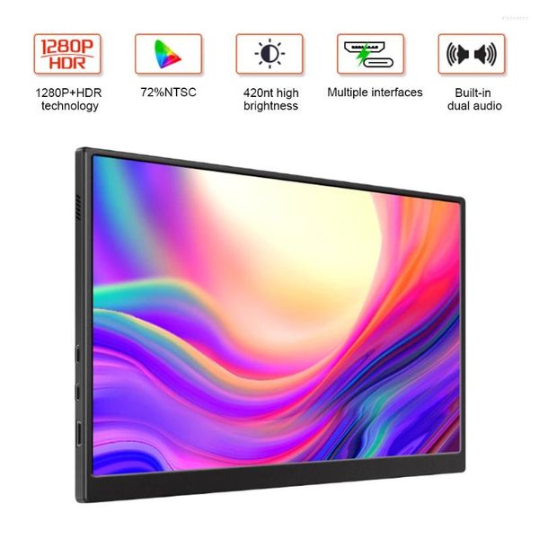 Tragbarer 10,5-Zoll-IPS-Monitor mit erweitertem Bildschirm, FHD 1920 x 1280, externes Display 15:10, 420 cd/m2, HDMI-kompatibel, für PS4 Switch Phone