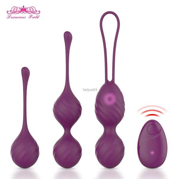 Vibradores bolas vaginais exercitador de kegel vibrando ovos silicone ben wa bola g ponto vibrador brinquedo sexual erótico para mulheres amor ovo bola chinesa