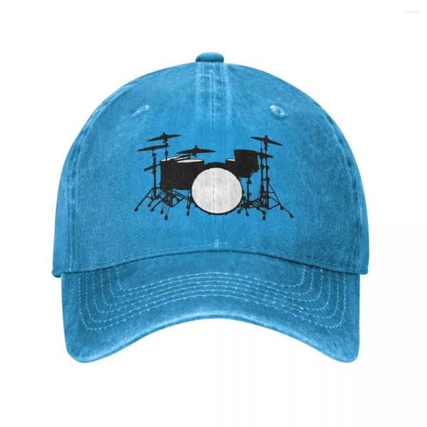 Ball Caps Drum Kit Baseball Cap Trucker Hat Custom Men Women'S