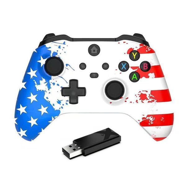 Controller di gioco Joystick Controller wireless 8 colori 2.4G Gamepad Pollice preciso per Xbox One Series X/S/Windows Pc/Ones/On Ot7Nn