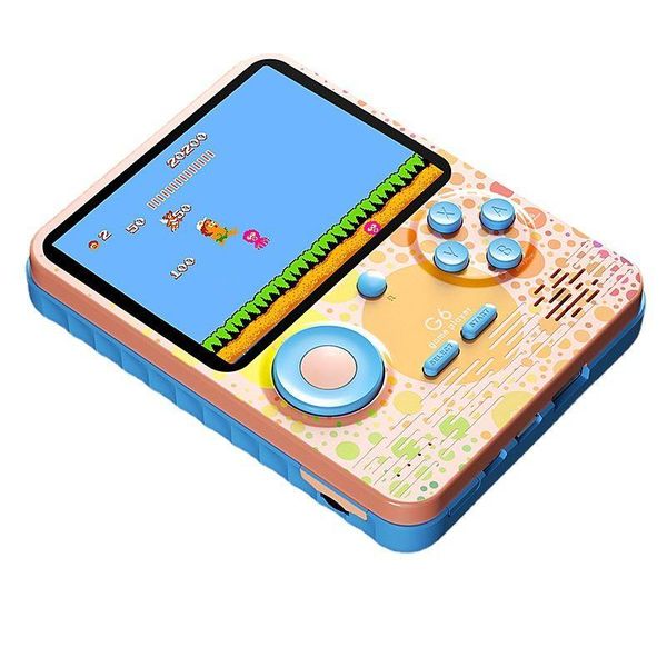 Tragbare Spielespieler G6 666 in 1 Retro-Videokonsole Handheld-Farbspieler TV-Konsola AV-Ausgang mit Mobiltelefon-Lade-Drop-Lieferung Otjv7