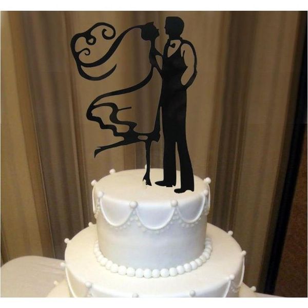 Akrilik Gelin Damat Komik Düğün Pastası Süslemeleri Kişiselleştirilmiş Dekorasyon Topper OH011 94JT5188L