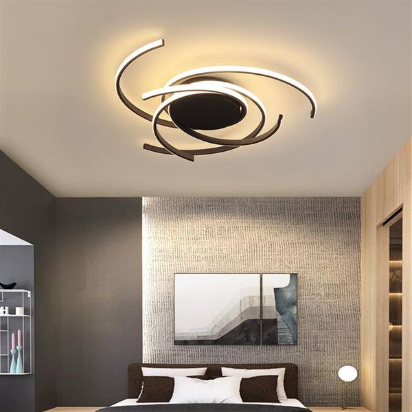 Moderna plafoniera a LED Lampadario in alluminio Illuminazione per soggiorno Camera da letto Bambini babyroom273G