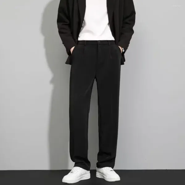 Pantaloni da uomo Uomo Moda coreana Harem Pantaloni larghi a gamba larga 2024 Pantaloni sportivi larghi neri Pantaloni dritti stile giapponese