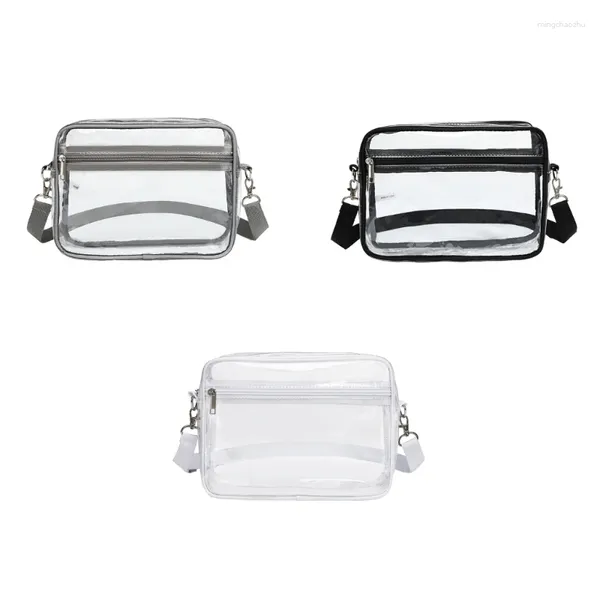 Sacos da noite 2024 PVC Crossbody Bolsa para Menina Mulheres Versátil Ombro Moda Batons Claro Celular À Prova D 'Água