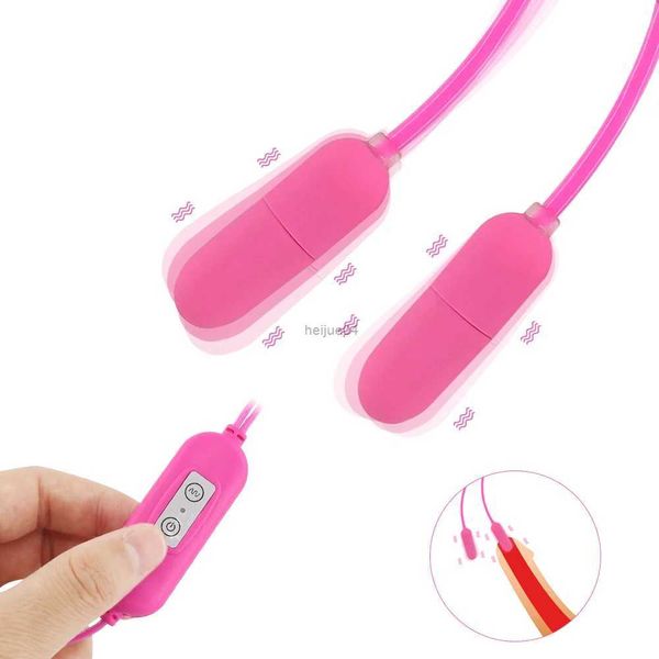 Vibratörler G-spot masajı çift yumurta vibratör mini mermi vibratör usb üretral dilatör penis fiş erkekler için seks oyuncakları yetişkin ürünleri