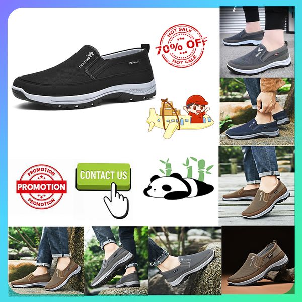 Designer casual plataforma passo em sapatos para pessoas de meia idade mulheres homem trabalho caminhada rápida outono confortável resistente ao desgaste anti deslizamento sola macia sapatos do pai