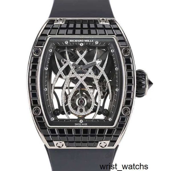 Часы Pilot RM Наручные часы Richardmilli Наручные часы Rm19-01 Natalie Portman Spider Tourbillon Limited Edition Белое золото