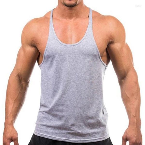 Männer Tank Tops Männer Fitness Muscle Top Sommer Casual Sport Westen Ärmellose T Weste Bodybuilding Gym Kleidung Debardeur Homme