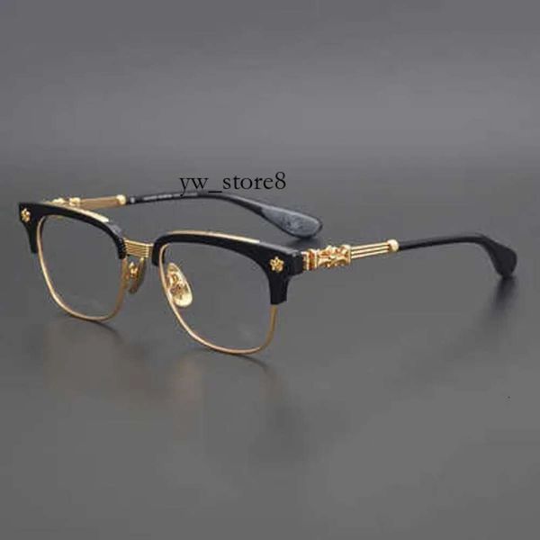 Mode Ch Cross Sonnenbrille Rahmen Designer Herz Männer Brillen Reinem Titan Gold Gläser Platte Myopie Chromes Frauen Marke Chromes Sonnenbrille von Frauen Gläser 6714