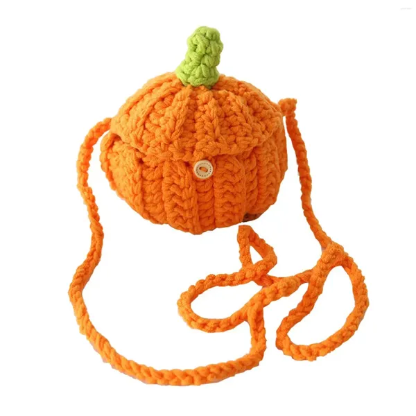 Borse da sera Borsa a tracolla con zucca Novità portatile Adorabile portamonete per viaggi Shopping Festa in costume Fase del Ringraziamento