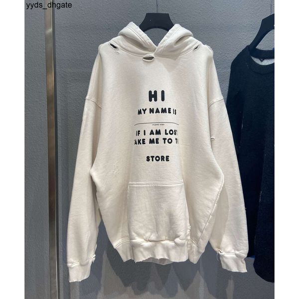 Balencaigalies Streetwear Custom Hoodie Großhandel Herren Hoodies Drucken Unisex Plain Hohe Qualität Oversize Bio-Baumwolle Silikon Lässig 3d7w867 RPHJ